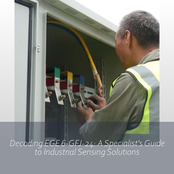 Decoding EGE 6-GFJ-24: A Specialist's Guide to Industrial Sensing Solutions